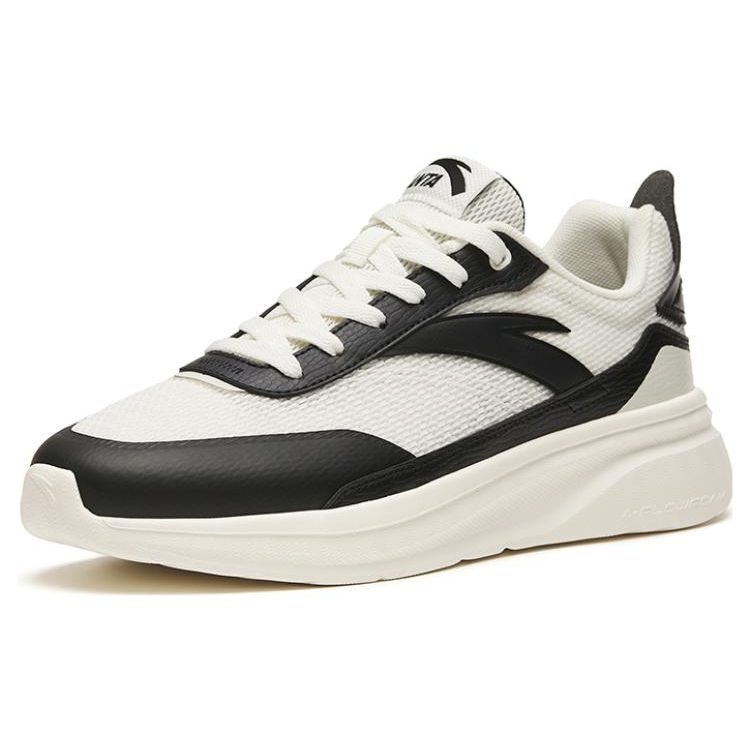 Anta Нескользящие износостойкие спортивные повседневные туфли мужские кроссовки белые черные 112328816-4