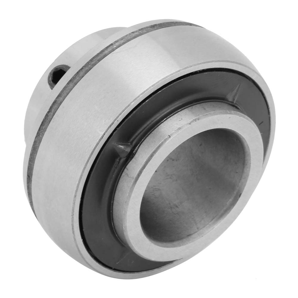 Insert Bearing UC205 25mm, Plated Steel Mounted Bearing with 1 Inch Bore 2 Inch OD, Self Aligning for Agricultural and Construction Machinery A