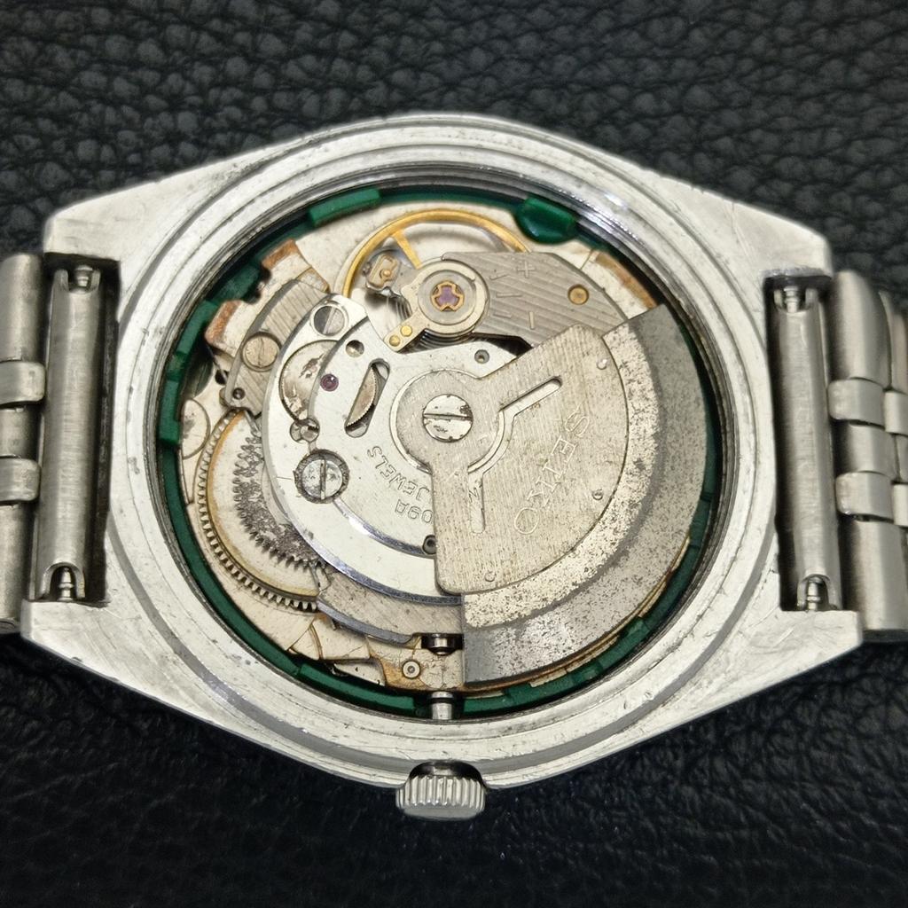ПОДЛИННЫЕ ВИНТАЖНЫЕ МУЖСКИЕ ЧАСЫ SEIKO 5 AUTOMATIC JAPAN 6309A С БЕЛЫМ ЦИФЕРБЛАТОМ a702709-1