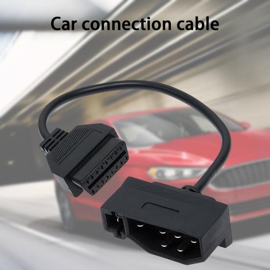 7 Pin Connector Adapter OBD1 To OBD2 Diagnostic Scanner Cable Adaptor for Ford