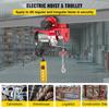 Electric Wire Rope Hoist with Trolley, Electric Wire Rope Hoist with Trolley Remote Control Industry 1000KG/2200LBS Capacity