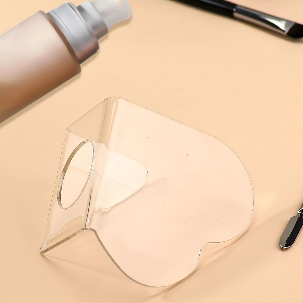 Ручная доска для смешивания макияжа, ручная доска для макияжа, маникюрная прозрачная доска для макияжа для смешивания основы