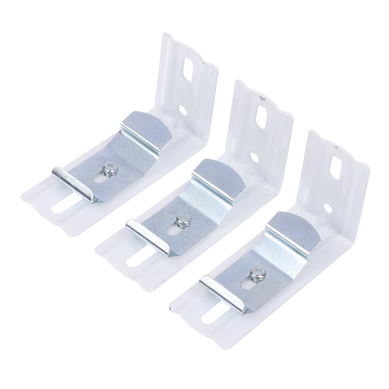 1/2 шт. 3-дюймовые металлические крепежные клипсы для вертикальных жалюзи, держатели для крепления рулонных штор и занавесок
