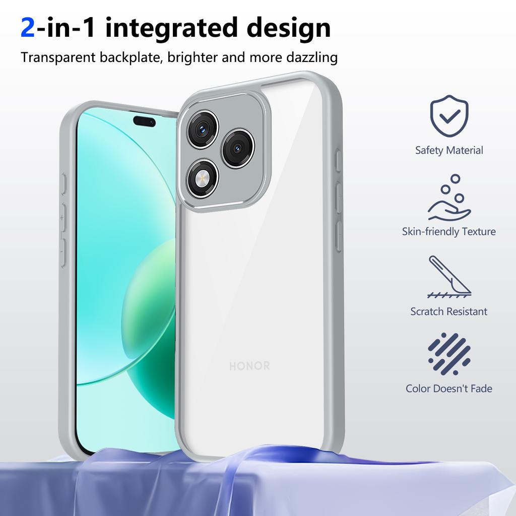 Чехол для Honor X5D X5DPlus с воздушной подушкой, противоударный силиконовый бампер, прозрачная матовая задняя крышка, жесткий чехол для телефона для Honor X5D HonorX5D Plus