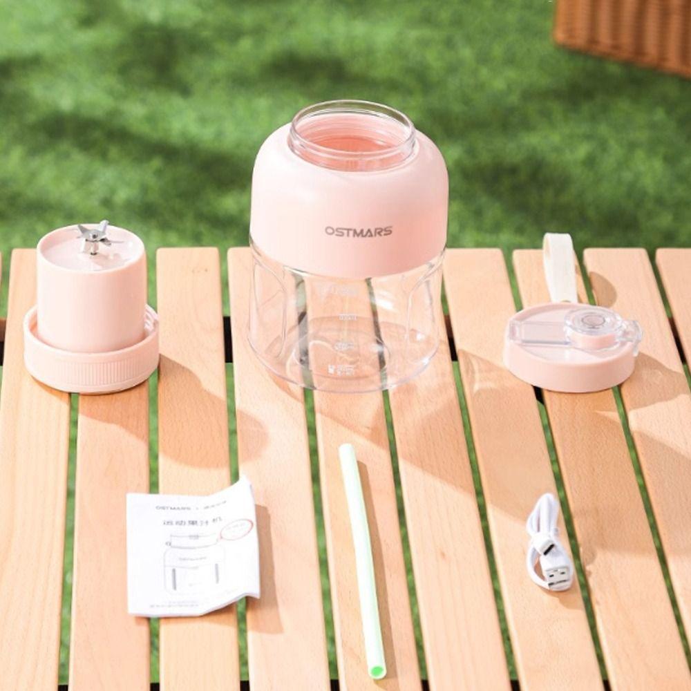 Маленькая электрическая соковыжималка, большая емкость, чашка для питья, креативный портативный блендер, чашка для домашнего хозяйства