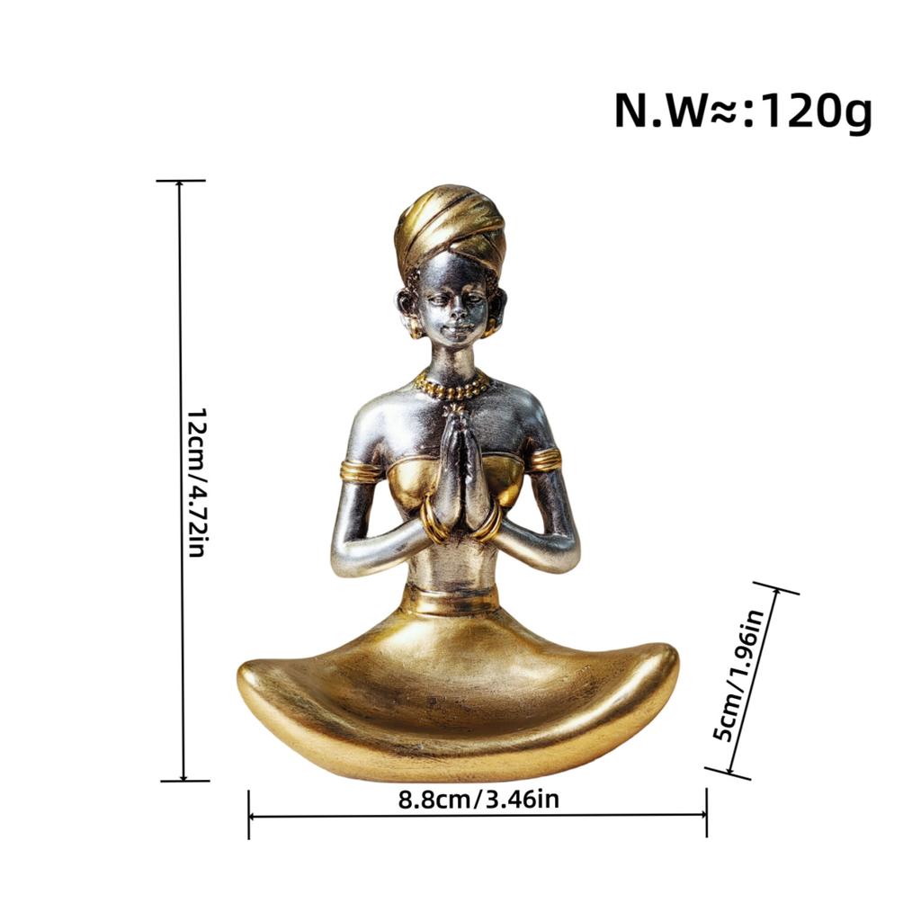 Простые абстрактные украшения для дома и студии йоги, украшения для йоги из смолы, подарочные украшения, украшения для свадебной комнаты