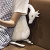 Очаровательный набор плюшевых игрушек "Лебедь и Олень" - Белый лебедь для декора дома и подушка для объятий для девочек