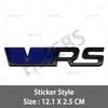 Metal 3D VRS Badge Car Front Grill Emblem VRS Rear Trunk JGHJ6 Decal Stickers For Fabia Octavia Rapid Superb Yeti  Karoq Vision Kodiaq