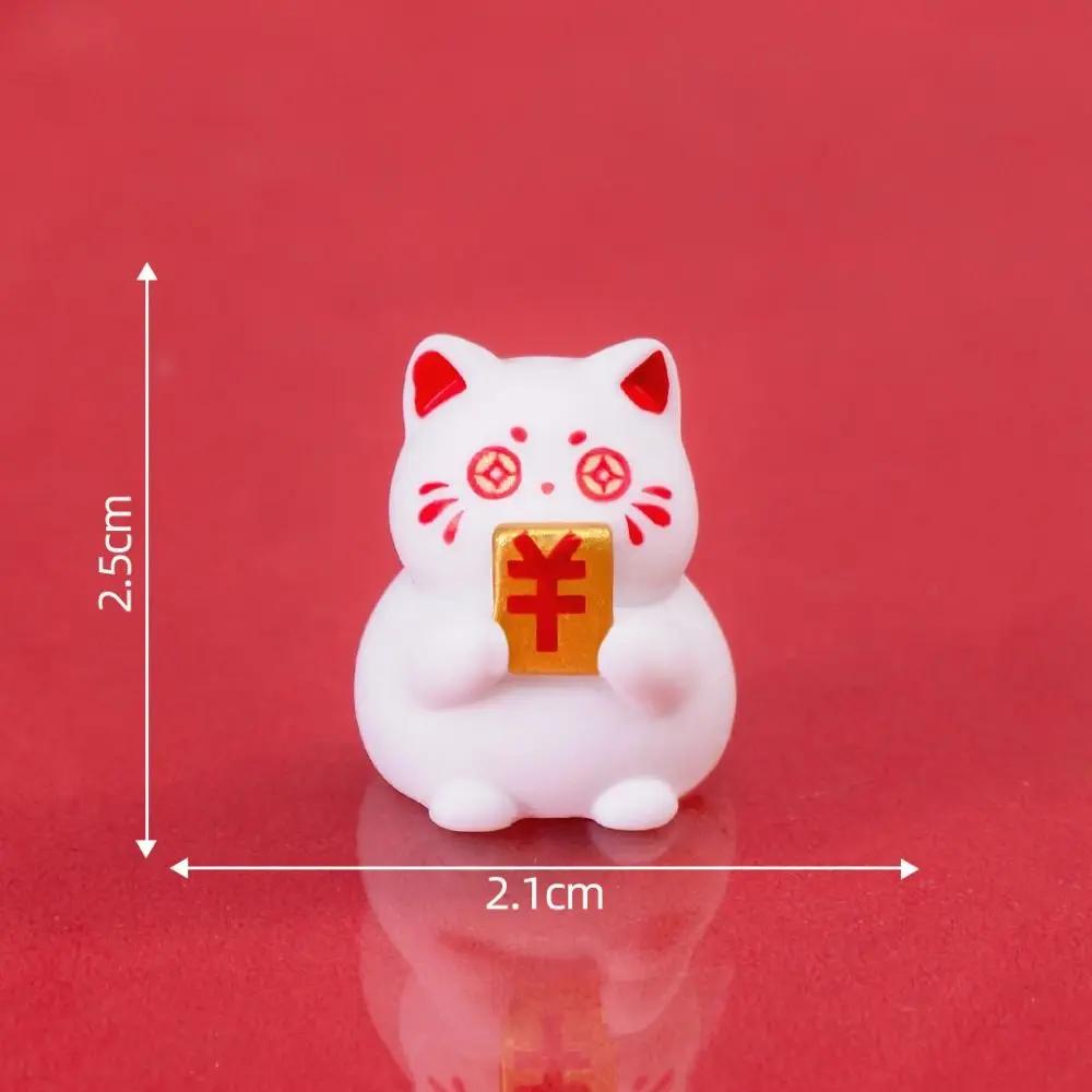 Поделки Украшения Современная Фигурка Кота Удачи Мини Милый Кот Украшения для Машины Милые Фигурки Кота Удачи Свадьба