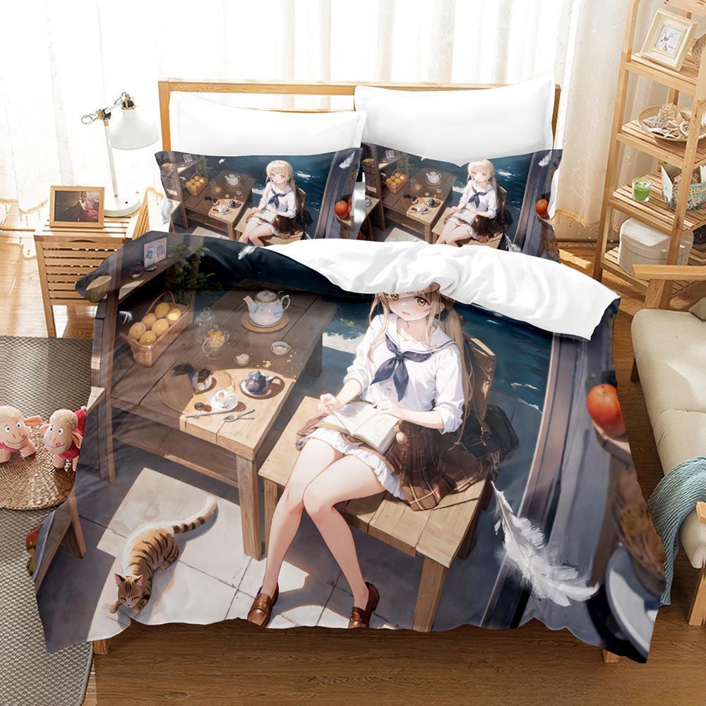 Новый комплект постельного белья The Angel Next Door Spoils Me Rotten Single Twin Full Queen King Size Bed Set Adult Kids Bedroom Duvet cover Set