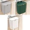 Wall Mounted Waste Garbage Bin With Lid Kitchen Narrow Rubbish Bin Durable Trash Can