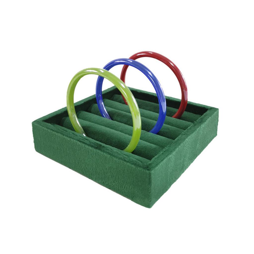 Velvets Jewelry Organizer Tray Elegant Ring and Earring Display Stand Drawer Small Accessories Storage Container