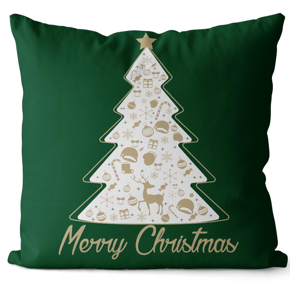 Christmas Day Pillowcase, Living Room Sofa Cushion Cover, Bedroom Bed, Car Pillow Cover, Home Decoration