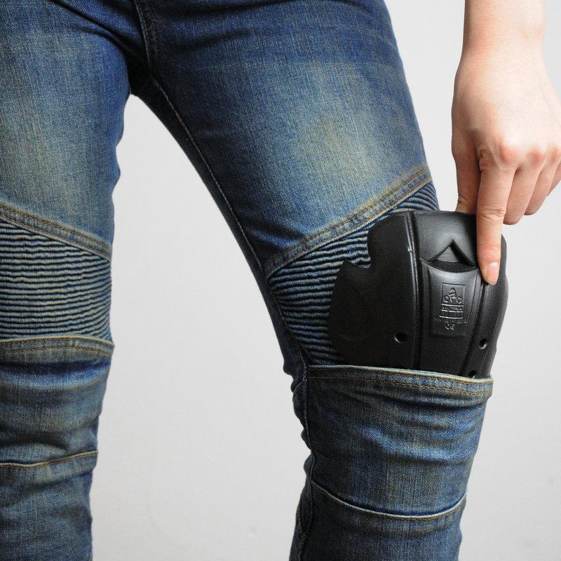 LOONG + БАЙКЕР + мотоциклетные джинсы женские + брюки для езды на мотоцикле в стиле ретро, ​​брюки с защитой от падения + расширенная защита