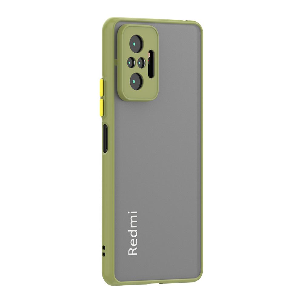 Skin Feel Matte Silicone Hard Phone Case For Xiaomi Redmi Note 10 Pro Max 10s Note10 4G Poco F3 Global Shockproof Back Cover