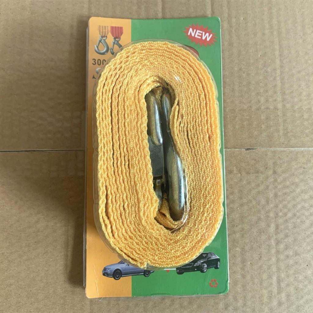 Тяжелый буксировочный трос: Длина 3 м, 4 м, 5 м, грузоподъемность 8 тонн, аварийный автомобиль для работы на открытом воздухе.