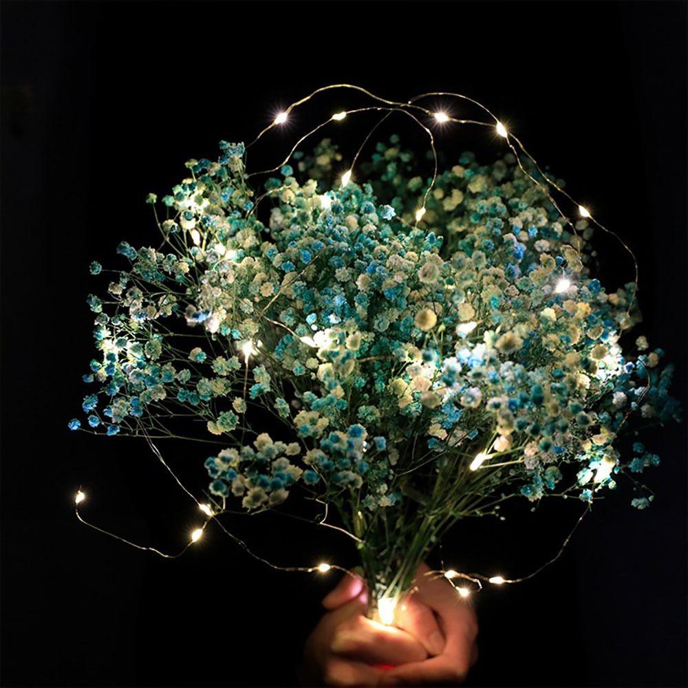 1/2/3/5/10M Фея Свет Медь Серебро Провод Гирлянда Свет Рождество Свадьба Украшения