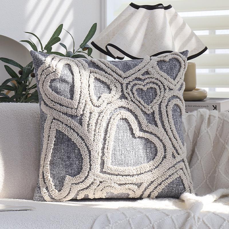 Pink Leopard Print Pillow Case Living Room Sofa Cushion Model Room Light Luxury Hotel B&B Bay Window Cushion Does Not Contain Core