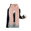 Women Scarf Solid Color Thickened Warm Winter Scarf Soft Touch Versatile Long Scarf Versatile Fashion Accessory