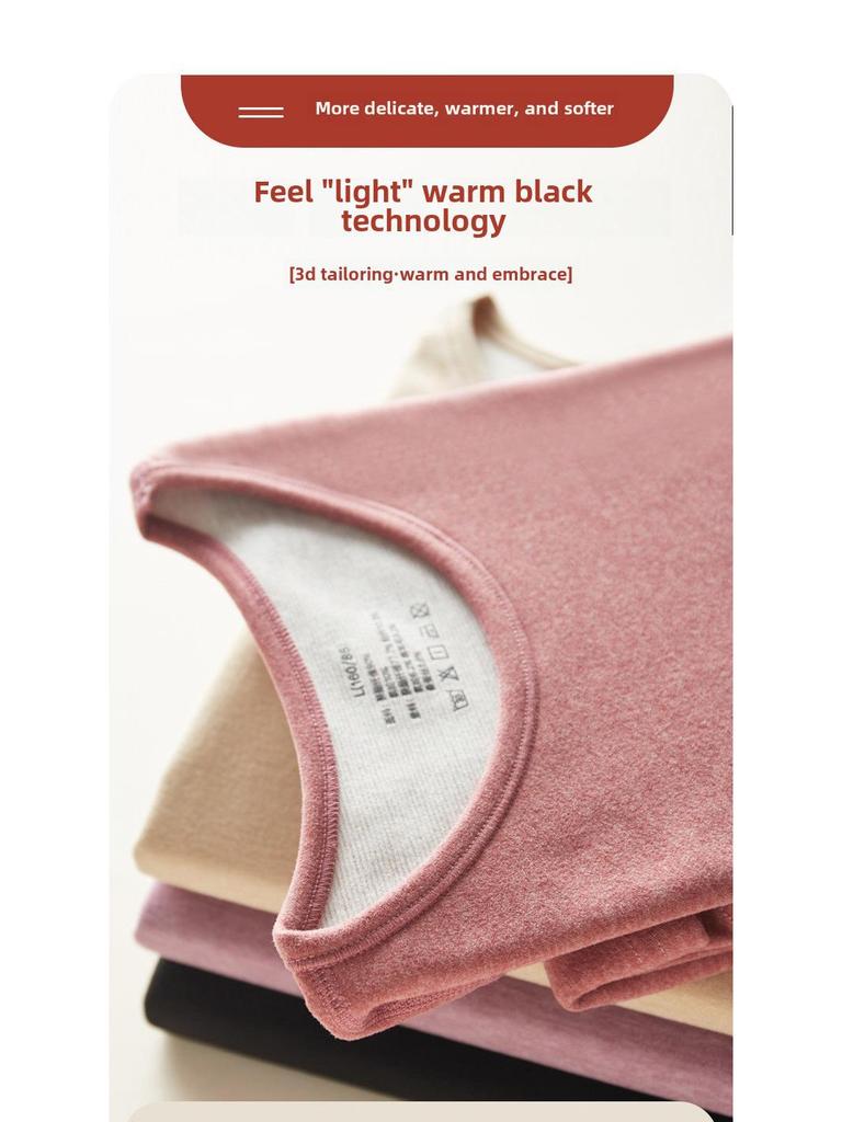 Комплект термобелья из кашемира и шелка: Женский и мужской осенне-зимний многослойный костюм из бархата