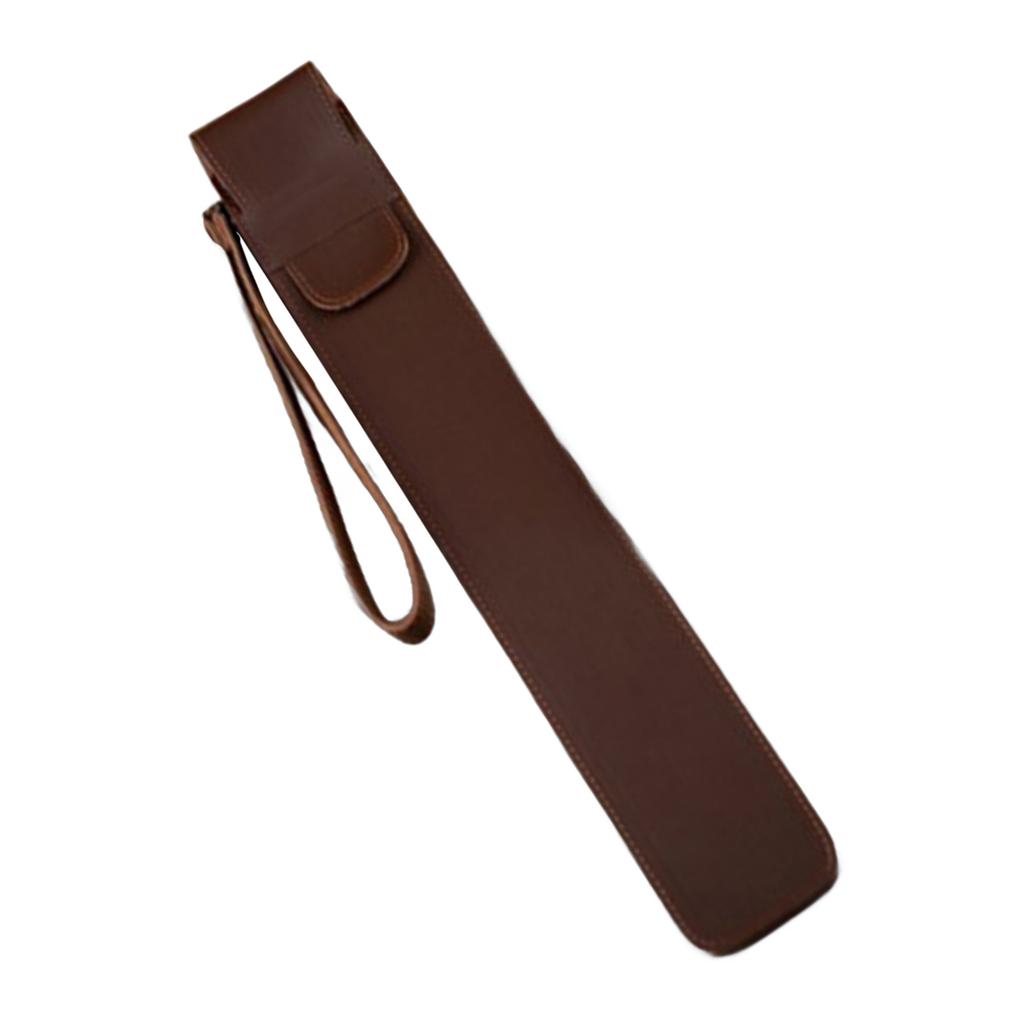 Защитный чехол для барабанных палочек из искусственной кожи, портативный чехол для хранения барабанных палочек, водонепроницаемая сумка для барабанных палочек, удобная для переноски