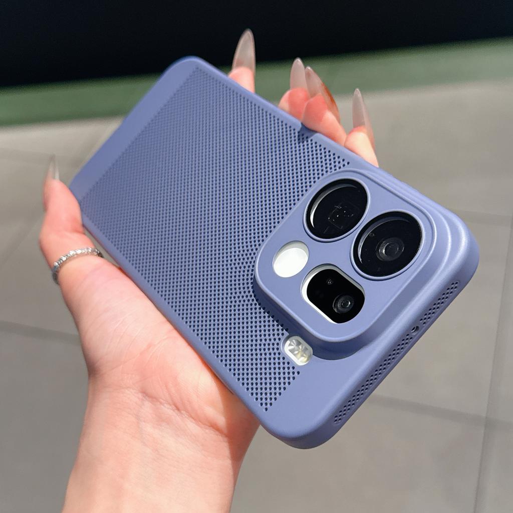 Жесткий чехол для телефона с защитой от перегрева для OPPO Find X9 Pro, охлаждающая сотовая сетка, ПК-чехол, корпус