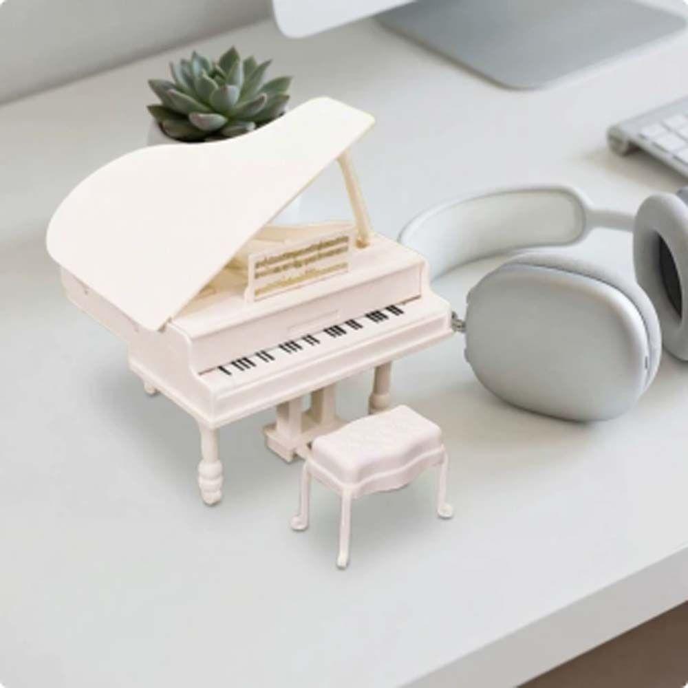 Miniature Size Grand Piano Furniture Simulation Musical Instruments Props  Miniature Collection