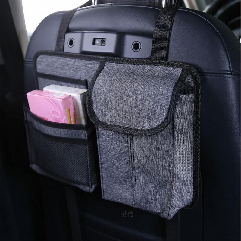 Seat Back Protectors Kick Mats Tear-Resistant Vehicle Organizers Multi-Functional Seat Back Protectors For Kids Travel