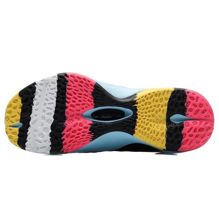 Li Ning Combat Hi Sonic Basketball Shoes Men Sneaker Black Blue ABAR059-1