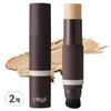 OBge Natural Cover Foundation SPF50+ PA++++ 13г, Нет. 2 Beige, 2 шт., лучшая мужская косметика Кореи