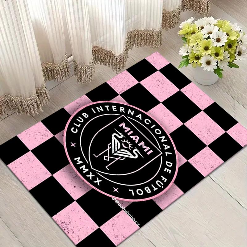 Miami Club Style Crystal Velvet Rug, Soft Anti‑Slip Crystal Velvet Carpet for Living Room Bedroom Home Decor