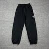 Mertra Patchwork Embroidered Fleece Hoodie Sweatshirt Loose Pants Set Men Women Streetwear