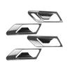 Для VW Golf 6 MK6 2008-2013 автомобильный ABS углеродное волокно стиль межкомнатные двери ручка тянуть дверная чаша рама крышка отделка внутренние аксессуары