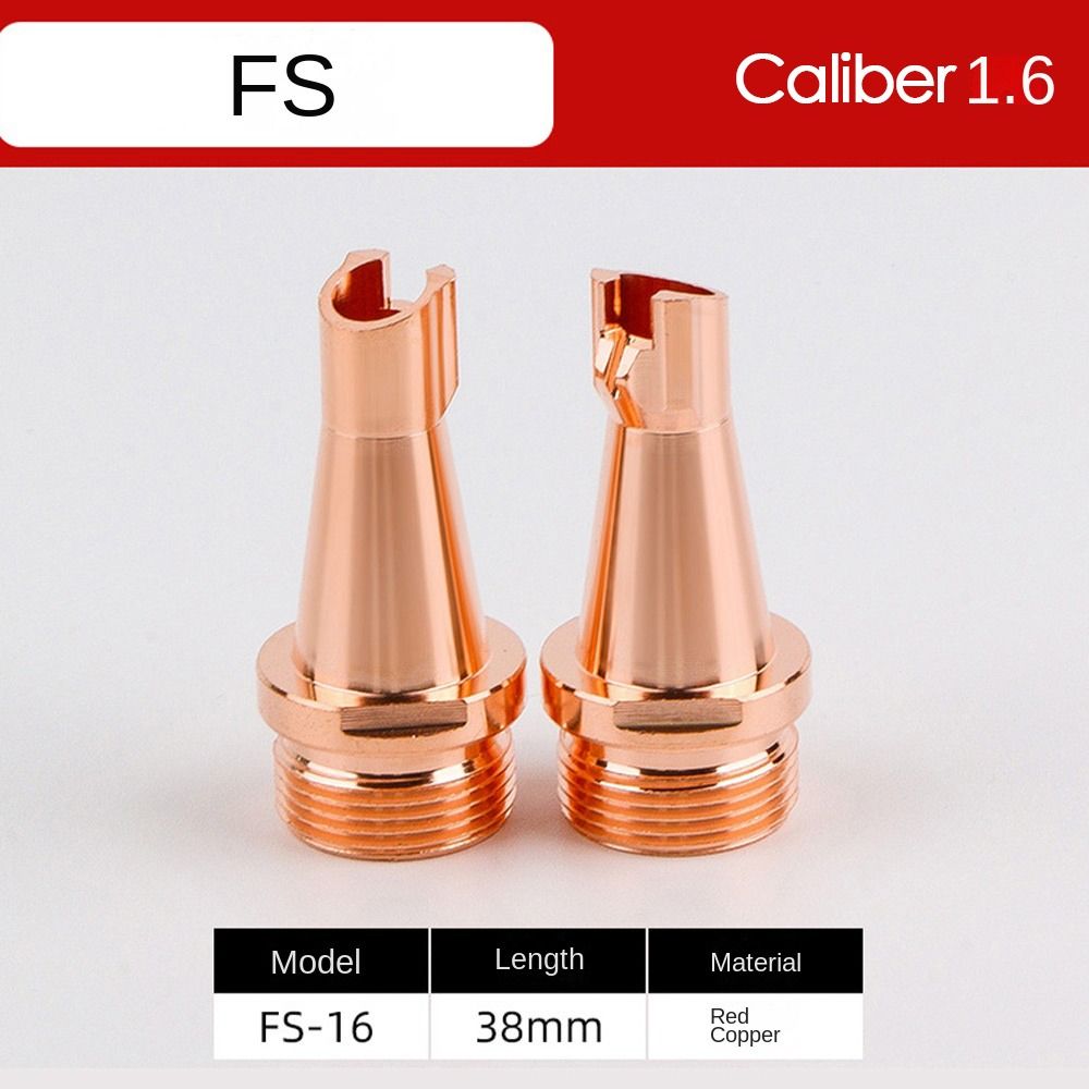 Сварочная горелка M16, красная медь, ручное лазерное сопло для головных частей WEIYE, сварочные аксессуары