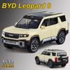 1:32 Byd Leopard 8 Yangwang U8 Модель из сплава Игрушки Литые машинки Двери открываются Сила возврата задних колес Транспортные средства Подарки на день рождения