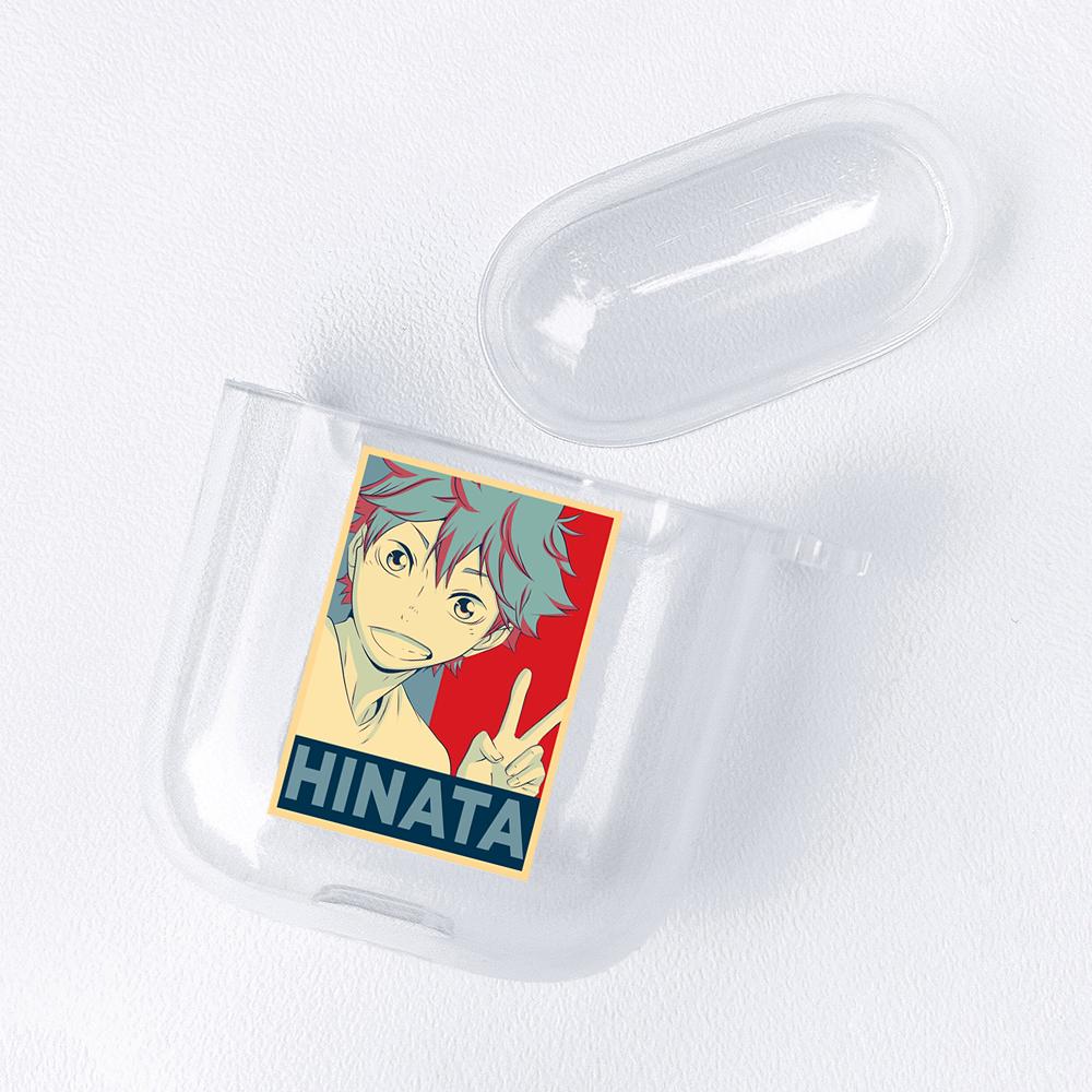 Прозрачный чехол для Airpods с японскими аниме-фигурками для Funda Airpods 2/1, чехол Bakugo Bokuto Himiko Mirio Yumeko Deku, мягкие чехлы из ТПУ