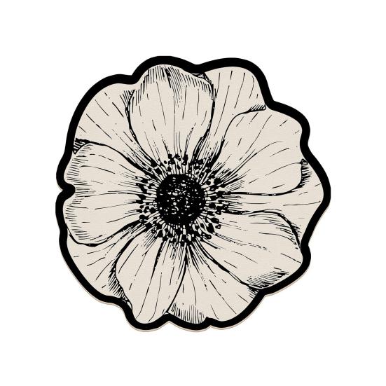 Подставка из диатомита в форме цветка, термостойкая, нескользящая, коврик для стола, быстро впитывающий воду, для кухни, обеденного стола, декоративный домашний декор