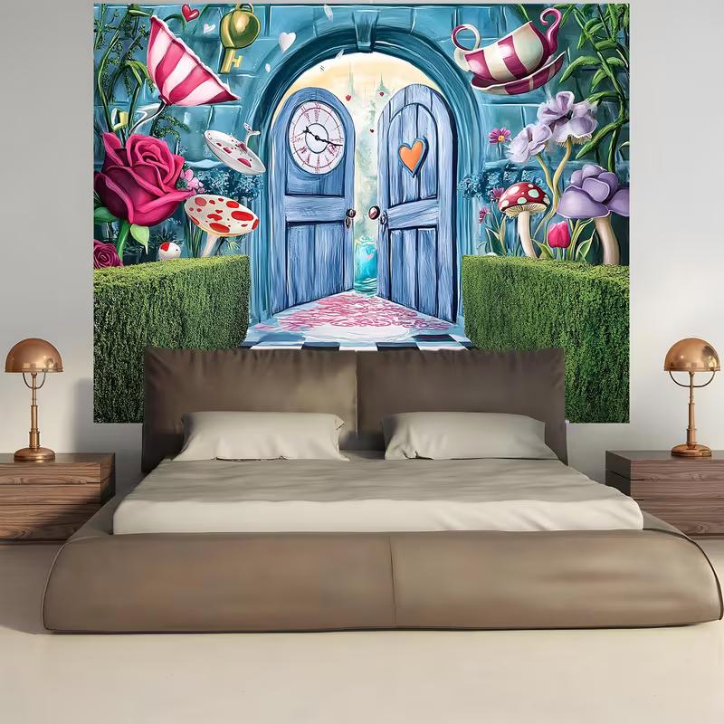 2D Enchanted Wonderland Doorway Background for Cosplay & Storytime Photos