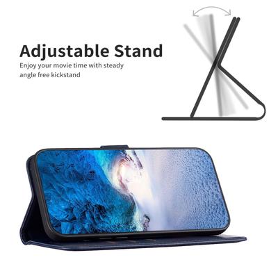 BINFEN COLOR BF17 Кожаный чехол для Samsung Galaxy A13 4G/5G Подставка Чехол-кошелек для мобильного телефона