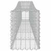 Gabion with High Arch 400x30x40 60 cm Galvanized Iron