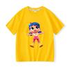 True and The Rainbow Kingdom Kids Tees Cartoon Print Cotton Girls Short Sleeve Casual Boys Cute T Shirt Children Summer Clothes