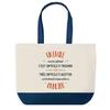 Tote bag - PLANETEE - de Shopping bleu Elyès Aussi Génial - Coton - Grande contenance - Anses solides