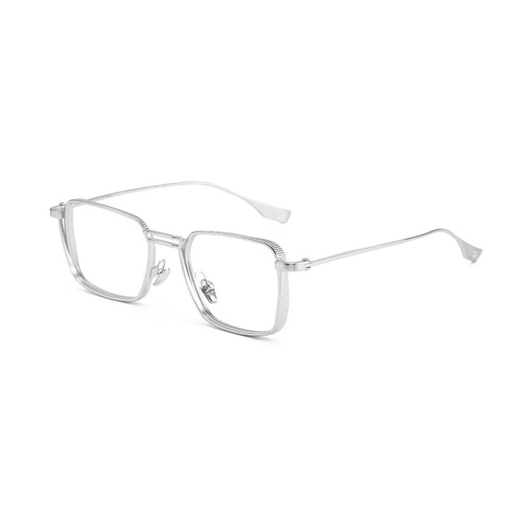 Мужские очки в квадратной оправе Сверхлегкие оптические очки Модные очки с защитой от синего света для чтения