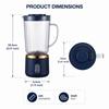 Double Cup Electric Juicer 700Ml Capacity Mini Juicer Must Have USB Juicer  Travel Use