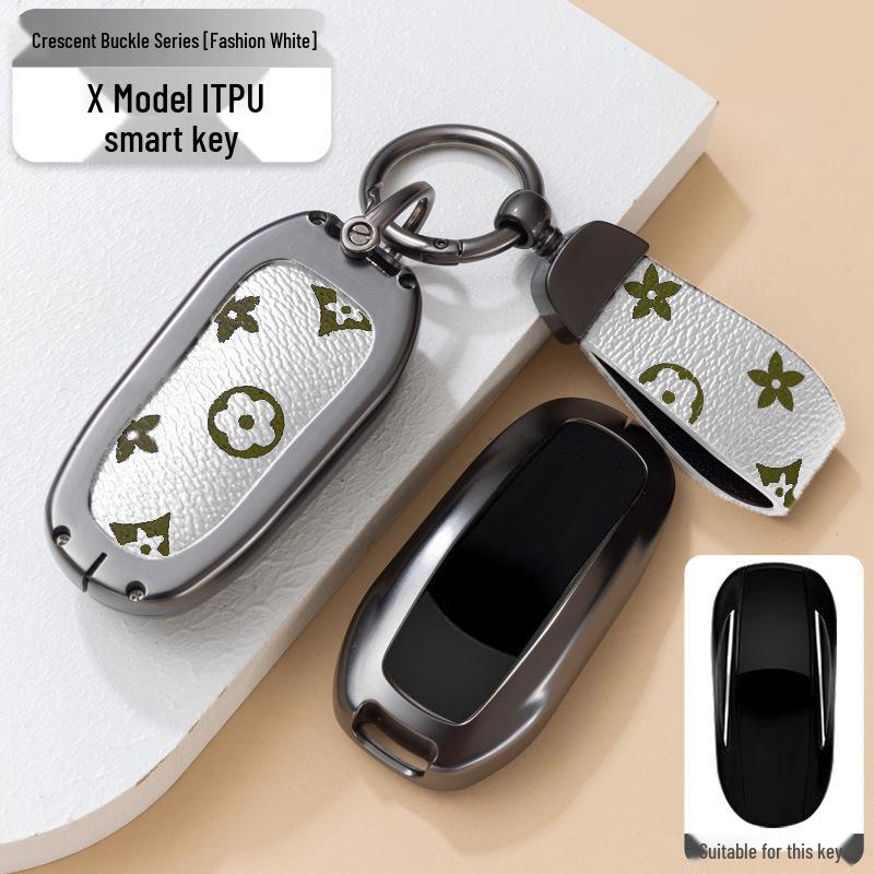 Защитная крышка-чехол для ключа с полным покрытием для Tesla Model S, X, Y, 3 - Унисекс сумка для ключа