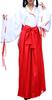 Комплект хакама для косплея Lady Lazy Shrine Maiden, красный, длинный, один размер, подходит большинству [Lazy Lazy]
