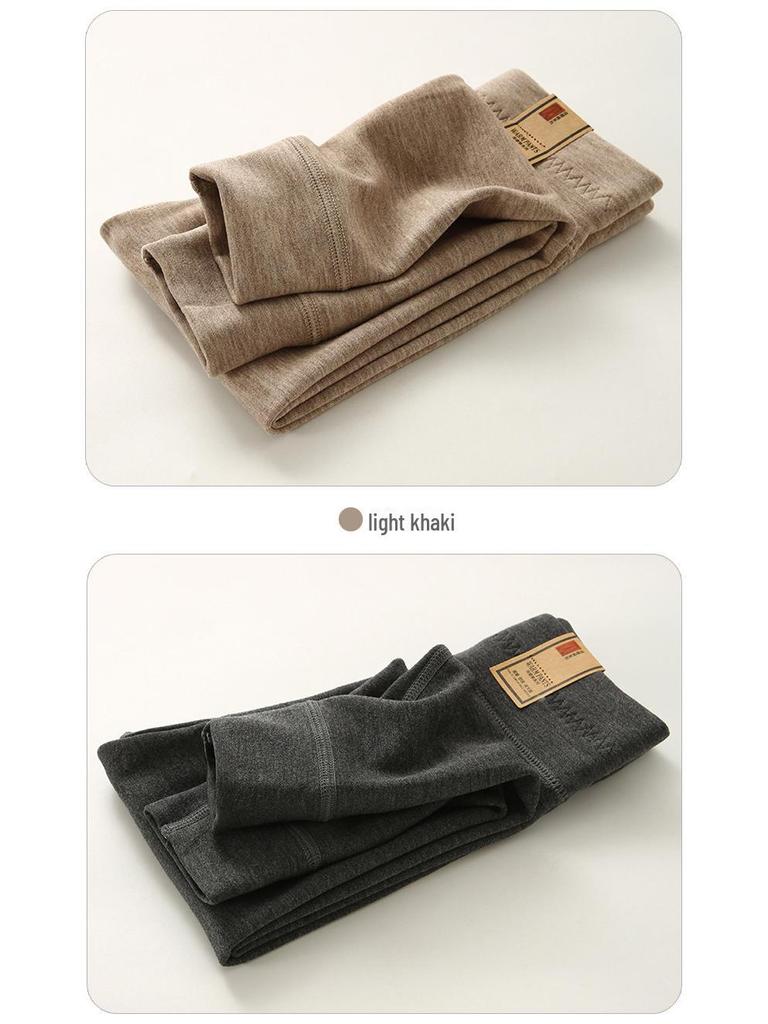 German Velvet Kids' Wool-Lined Warm Leggings for Autumn/Winter - Thick & Soft for Boys and Girls