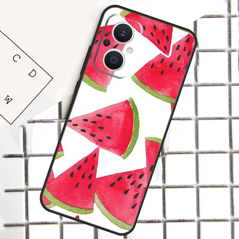 Милый летний арбузный чехол для OPPO Reno 8 7 Lite 8T 10 11 12 13 14 Pro 11F 12F 13F 14F OPPO Find X9 X8 X5 X6 Pro