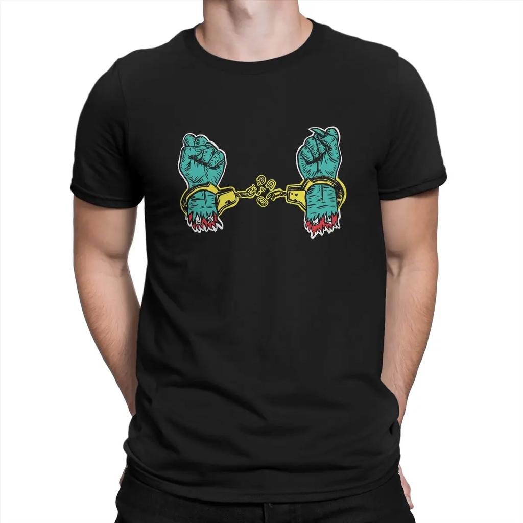 Novelty Bust No Moves Music T-Shirt Men Round Collar Cotton T Shirts Run The Jewels Band Short Sleeve Tees Gift Idea Tops