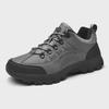 Men's Large Size Black Hiking Shoes - Outdoor, Thick Sole, Wear-Resistant